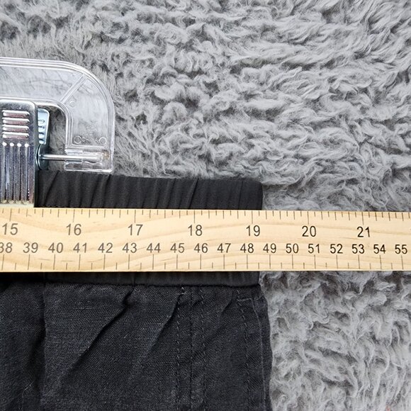 Athleta Shorts Women's 16 Gray Linen High Rise Drawstring Athletic Running - Picture 3 of 11